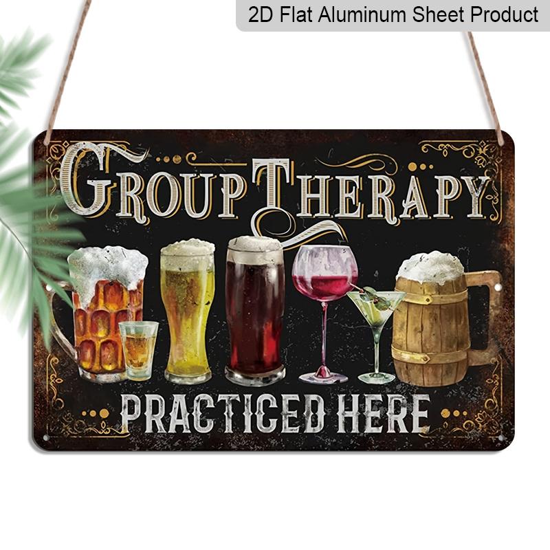 

2D Flat 1pc Put Decor Funny Group Relax Metal Sign, Vintage Man Cave Bar Decor, 12x8 Inches, Aluminium Sign Halloween Christmas Decorations 20*30cm