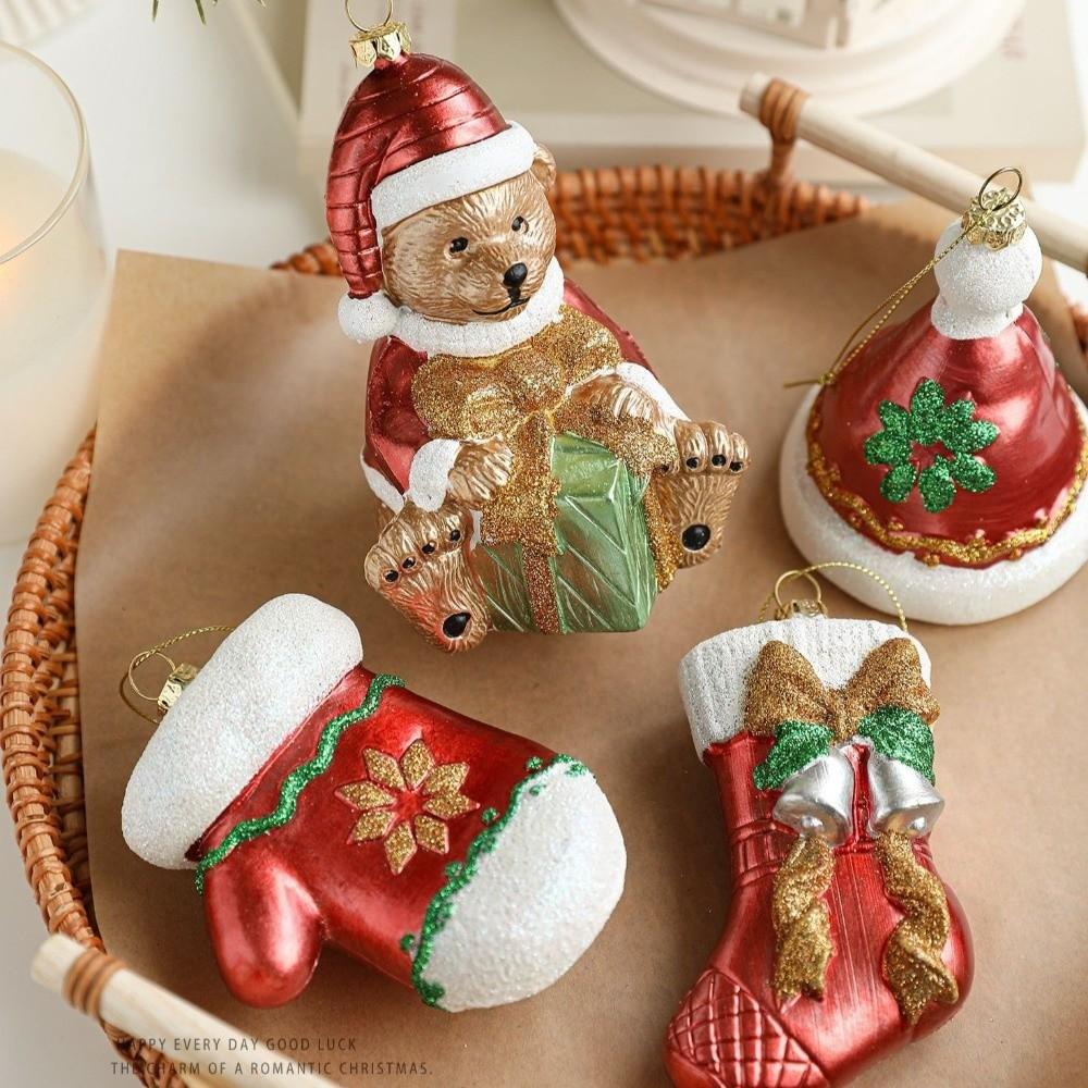 Cute Christmas Ornaments DIY Christmas Tree Hanging Ornaments Christmas Tree Pendant Xmas Party