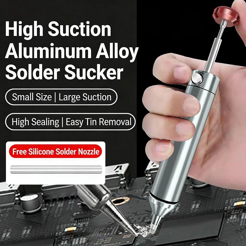Anti-Skid Tin Absorber Desoldering Pump Tin Remover Large Solder Sucker  Electric Solder Iron