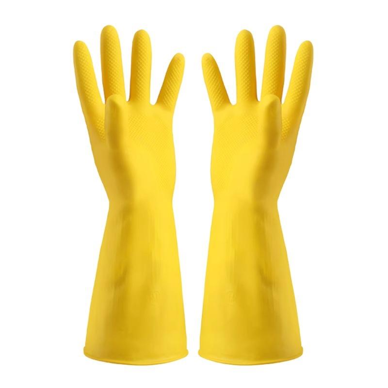 Küchengeschirrspülen Verschleißfest Hausarbeit Arbeitsschutz Wäsche Autowäsche Gummi Verlängerung Wasserdichte Handschuhe