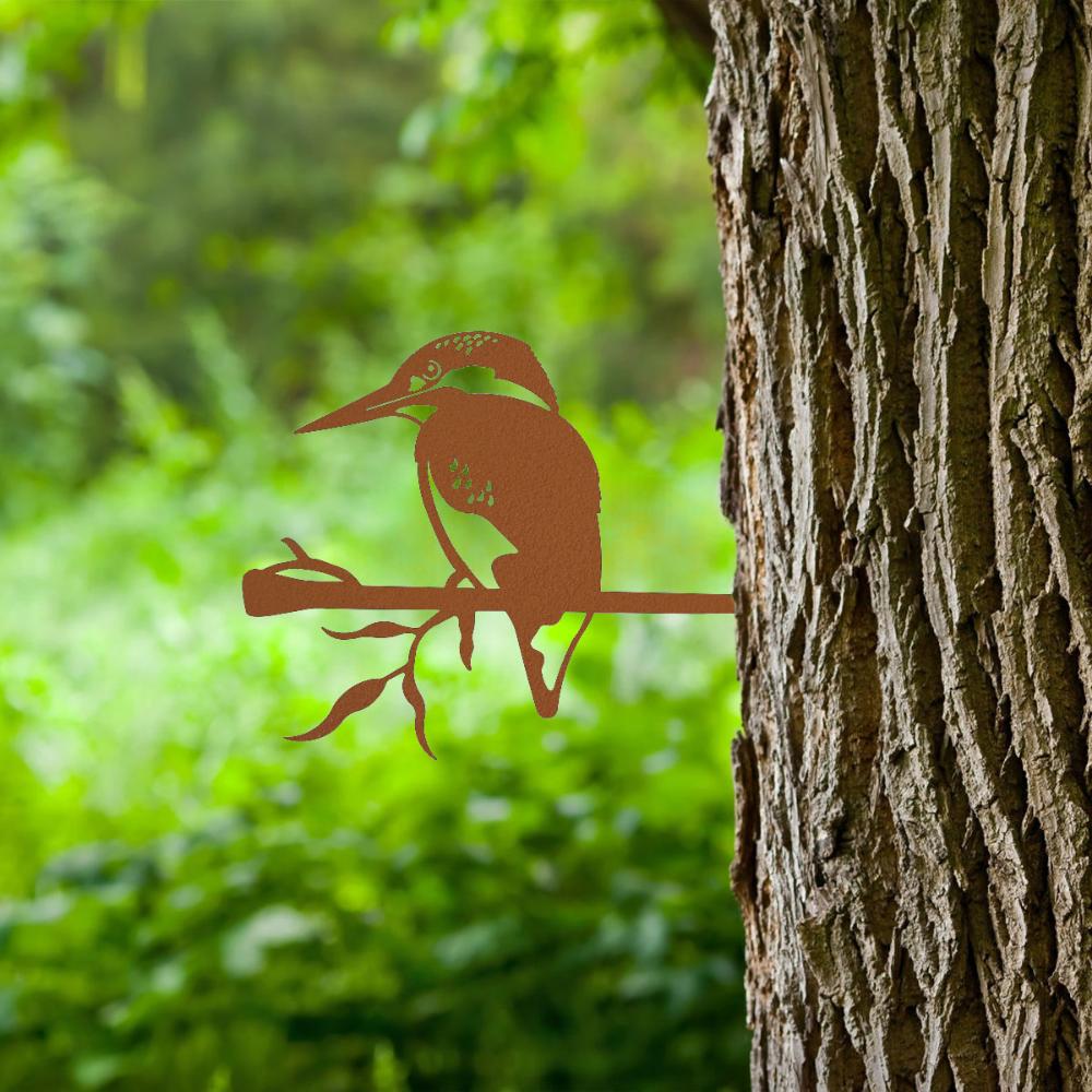 Силуэт птицы из железа — добавьте очарования с помощью этого стильного украшения для сада — фото 5