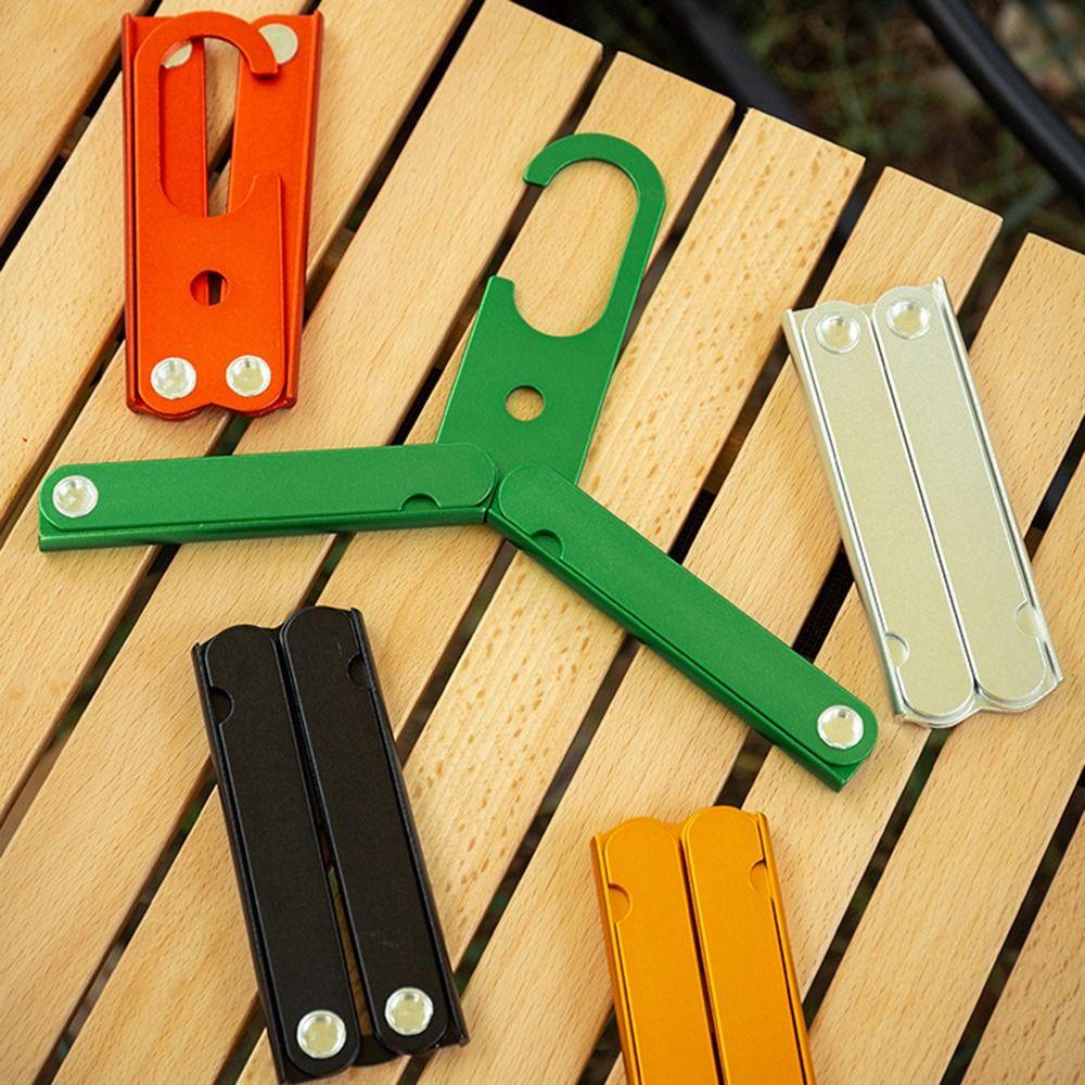 Aluminum Alloy Folding Clothes Hanger Lightweight Foldable Hanger Stand  Snorkeling Diving Surf