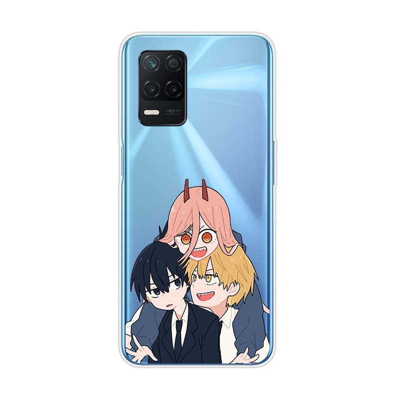Anime Chainsaw Man Pentru Realme 8 8i V3 V5 GT Neo Flash Edition Explorer Master Neo2 Narzo 30 50i 50A C21Y Husă Telefon