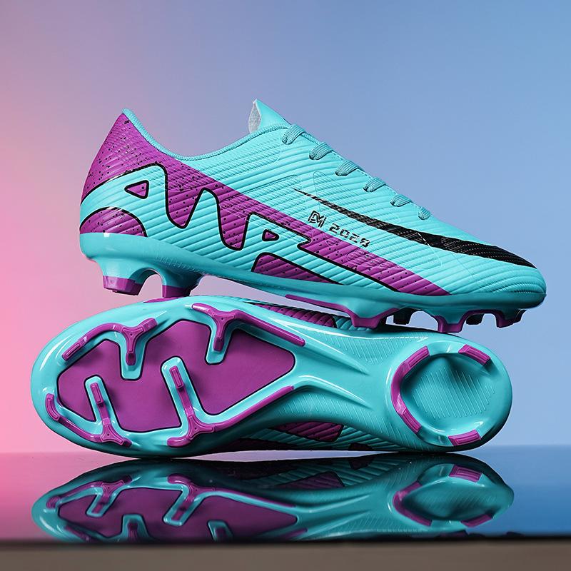 2286 Children's Football Shoes Adolescent Boys and Girls Student Broken Nails Adult Spikes Grass Sports Game Training Shoes