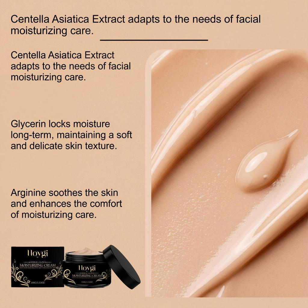 HOYGI Gentle Moisturizing Cream for Skin Elasticity & Smoothness - Non-Sticky, Refreshing Face Care.