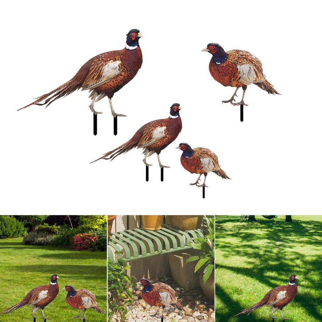 Rzeźba Bażanta Dekoracja Podłogowa Ozdoby na Dziedziniec Trawnik Gospodarstwo