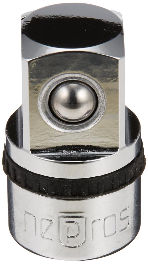 Kyoto Machinery Tools Nepros Socket Adapter NBA34 Drive Concave X Convex Drive X Total (KTC) Angle 9.5 Corner 12.7 Length 29.5mm