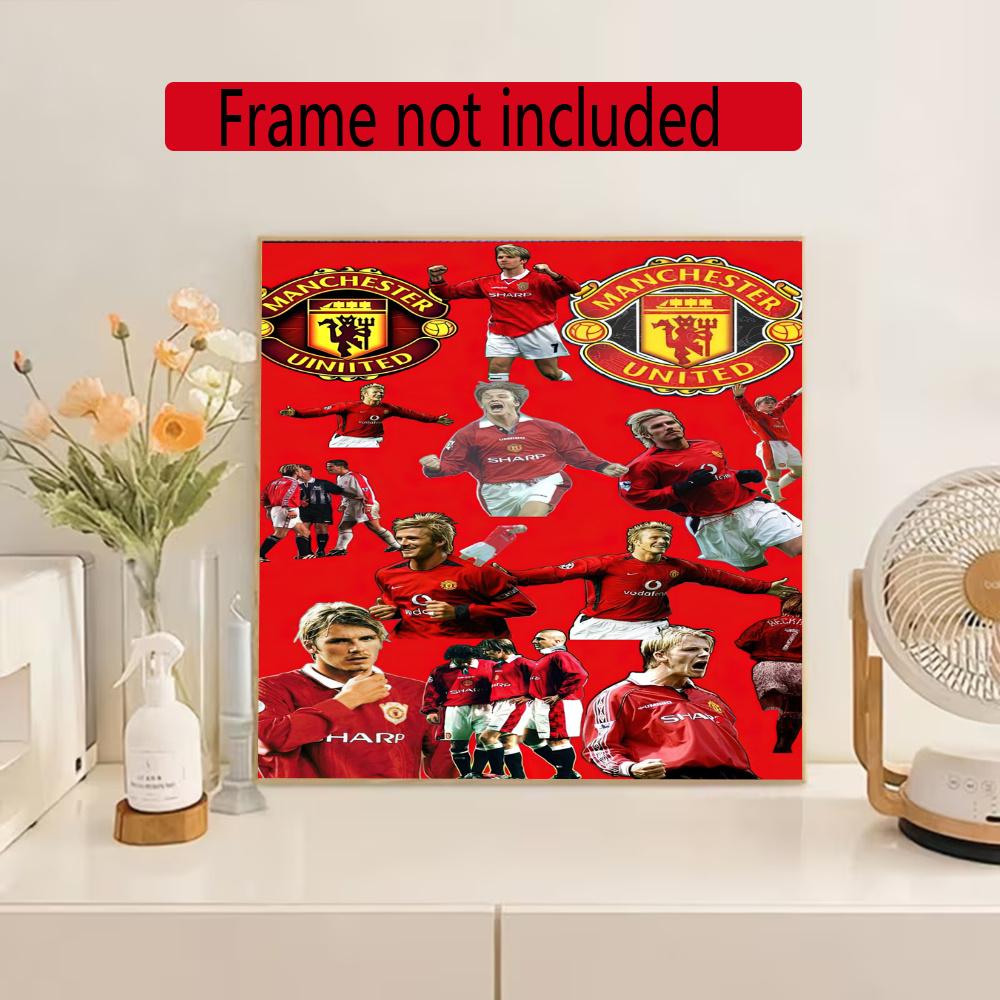 Manchester 5D Round Diamond Painting Kit Diamond Embroidery Painting Rhinestones Mosaic Frameless Handwork Decoration Arts