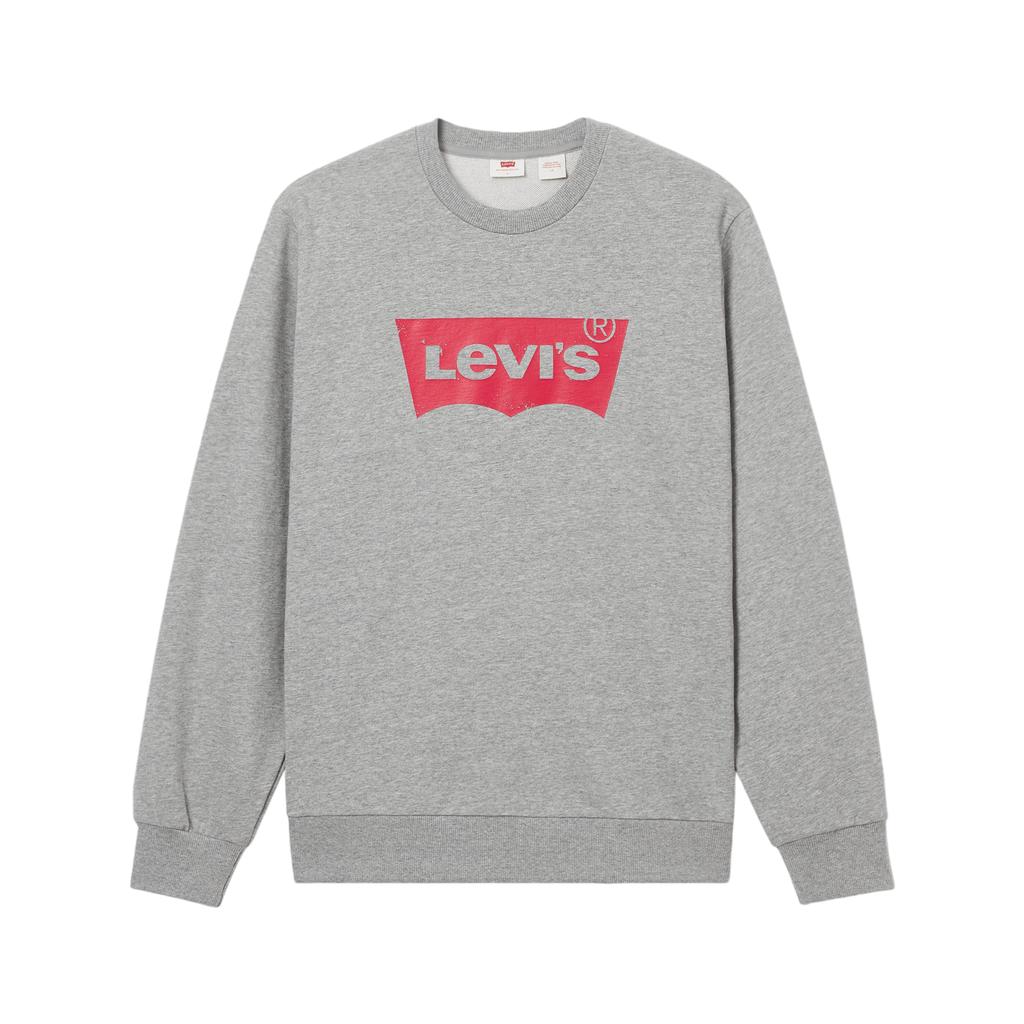 Levi's Sweatshirts Men's Gray Crew Neck Moderate 003YS-0000