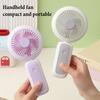 Foldable Handheld Fan with Night Light USB Rechargeable Mini Fan for Desk Dorm Portable Quiet Fan for Students Office Travel