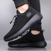 New Men's Air Cushion Running Shoes Mesh Outdoor Walking Sneakers Non-Slip Breathable Flats Comfortable Sports Shoes for Men