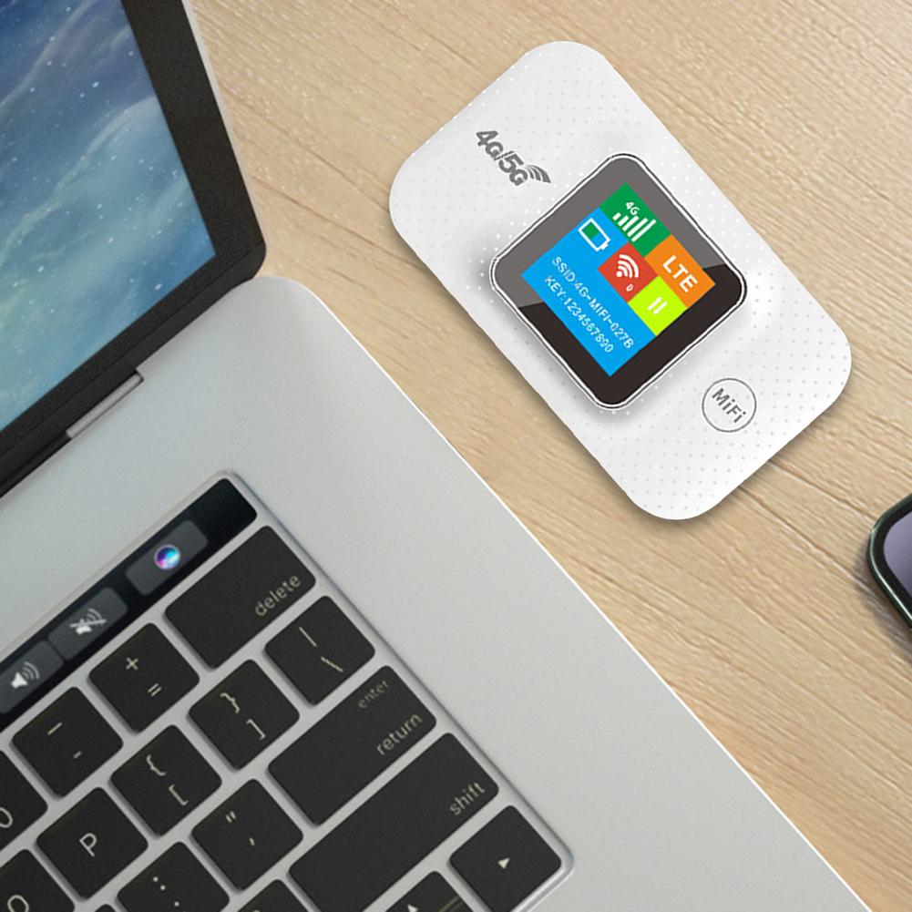 Przenośny hotspot WiFi 4G LTE 3000 mAh 150 Mb/s Kieszonkowy mobilny hotspot Obsługuje 8 do 10 użytkowników ze slotem na kartę SIM Mini hotspot zewnętrzny