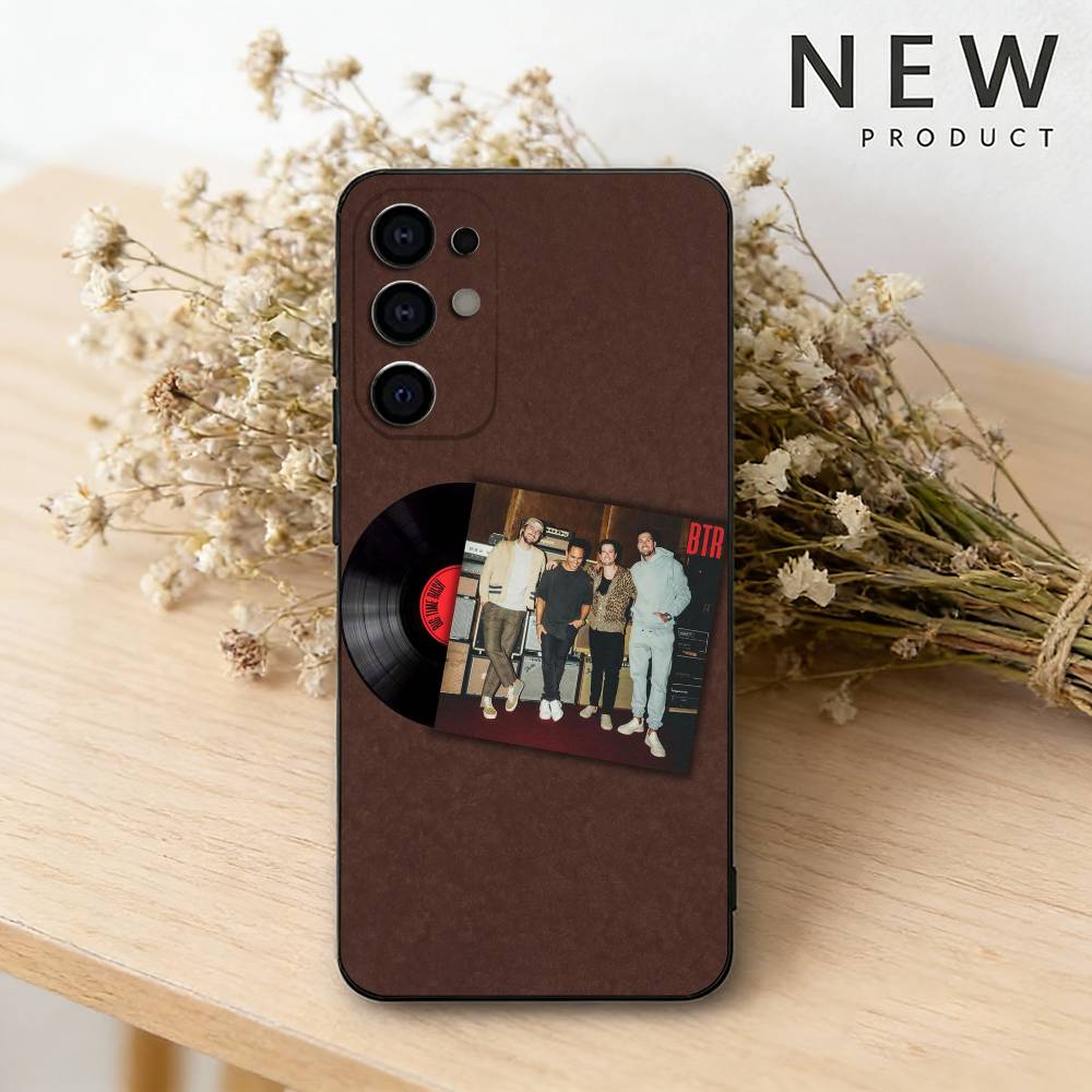 

BTR B-Big Time R-Rush Phone Case For Samsung S26,25,24,23,22,21,20,30,Ultra,Plus,Fe,Lite Black Shell Samsung S20plus5G