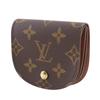 LOUIS VUITTON Portone guse Coin Purse M61970 Brown Monogram canvas unisex Used