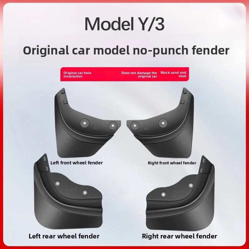 Samolepka na auto Pro Tesla Model 3 Y Juniper Highland 2025 Oživuje originální tovární model Přední zadní kryty kol Bláto a špína Ca