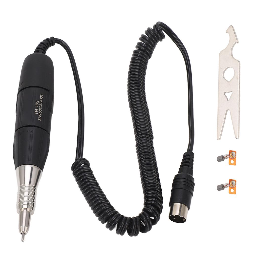 Micromotor Handpiece 40W 35000RPM Reversible Carbon Brush Nail Drill Handle for Dentistry Jadestone Woodworking