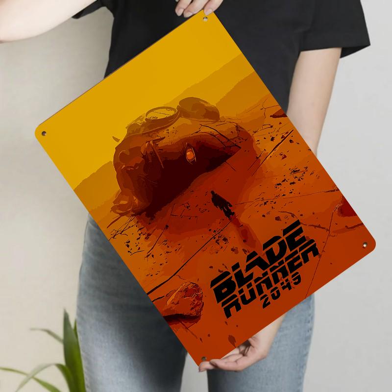 

Blade Runner Movie Poster Vintage Metal Wall Art Home Decor for Living Room 20x30cm（7.8x11.8inch）