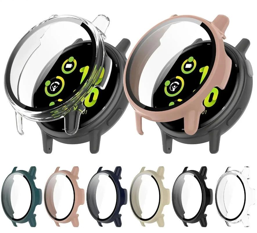 Nové tvrzené sklo+PC pouzdro pro Garmin Vivoactive 5 Ochranné pouzdro proti poškrábání displeje pro Garmin Active 5