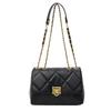 Rhombus chain bag women's new texture trendy fashion shoulder bag casual solid color messenger bag