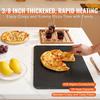 Pizza Steel, 20" X 14" X 3/8" Pizza Steel Plate for Oven, Pre-Seasoned Carbon Steel Pizza Baking Stone with 20X Higher Conductivity, Heavy Duty