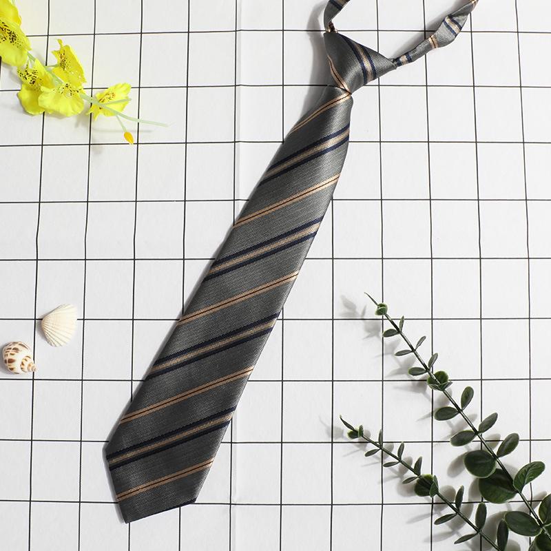Jk Small Tie Female College Style Lazy Japanese Plaid Uniform Shirt Tie Student Ins Men'S And Women'S Short Styles Free Of Charge