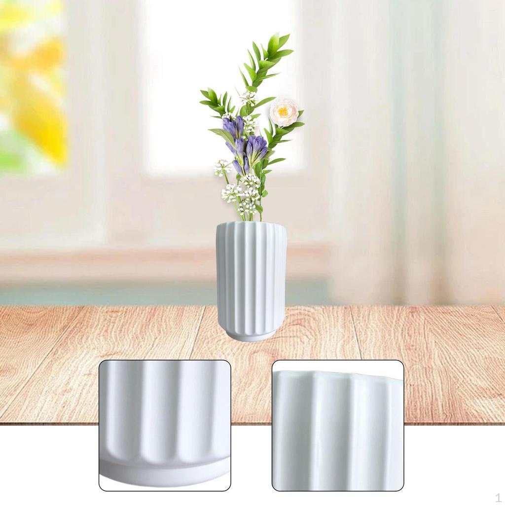 Große Bodenvase, Mittelstück für Innen- und Außenpflanzen, Heimdekoration, Blumenvase Kamin,