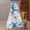 Yunnan Tie-Dye Wool Midi Skirt: Versatile, Slimming, Hollow Design, New Age-Reducing, Woven Flower Blue Skirt