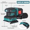 8000/10000/12000RPM Brushless Random Orbital Electric Sheet Sander Dust Exhaust Power Tools Wood Grinder Polishing Machine