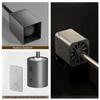 Luxury Toilet Brush Metal Shell Wall-Mounted Toilet Brush Holder No Dead Angle Home Cleaning Tools Bathroom Accessories