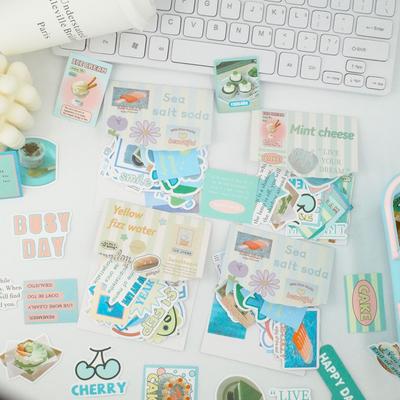 Gummy Ins Series Sticker Pack, Simple Hand Account Decoration Material High-value Sealing Sticker
