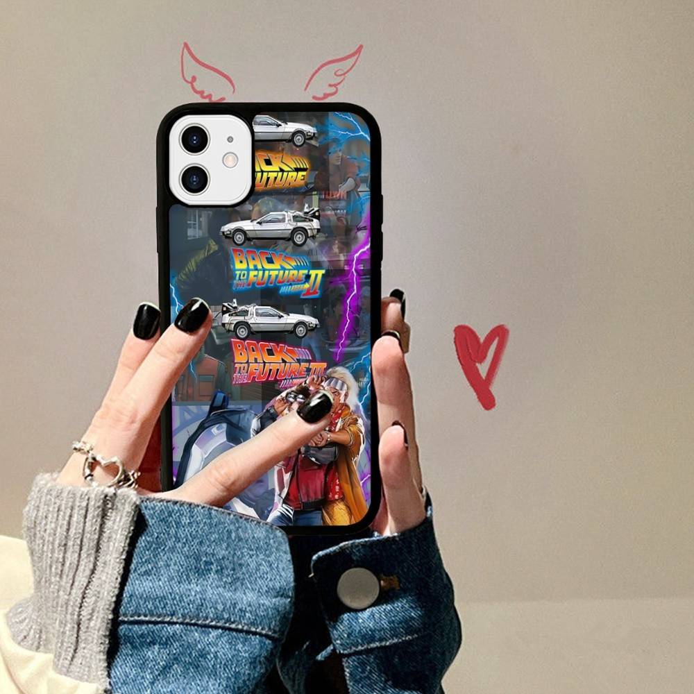 Movie B-Back To The F-Future PC+TPU Phone Case For IPhone 11 12 13 14 15 16 17 Plus Pro Max Cover
