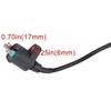 1Pcs Universal Ignition Coil 12V Black Motorcycle Scooter Accessory Plastic Ignition System