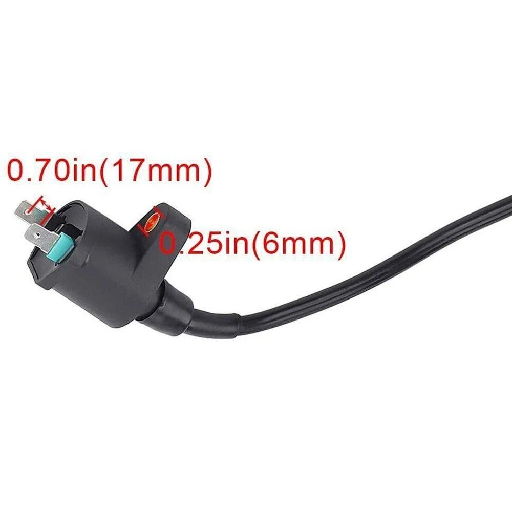 1Pcs Universal Ignition Coil 12V Black Motorcycle Scooter Accessory Plastic Ignition System