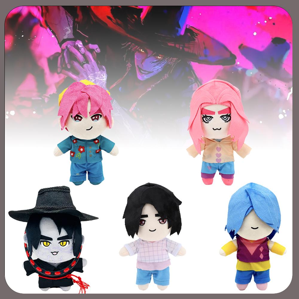 New Anime Kpop Demon Hunters Sajaboys Plush Toys Jinu Abby Doll for Halloween Party Gift Monster Hunt Girl Group for Fans Gifts