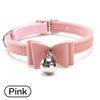 Pet Collar Cute Kitten Velvet Bow Tie Safety Elastic Adjustable Bowtie Bell Cat Dog Safety Buckle Collar