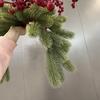 Tira de Agujas de Pino Artificial - Decoración Navideña Verde Suave