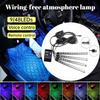 Universal Car RGB Ambient Lights LED Strip Interior Atmosphere Lamps 8 Colors Decorative Off Road SUV Automobile Accessories