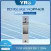 DIN Rail Mounted Fuse Holder 1000 VDC 14x51mm PV DC Fuse Solar Fuse Base for Photovoltaic System Protection Protector