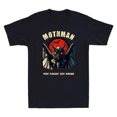 Mothman Point Pleasant West Virhinia Funny Cryptid Mothman Vintage Men#039;s TShirt Unisex T-Shirt