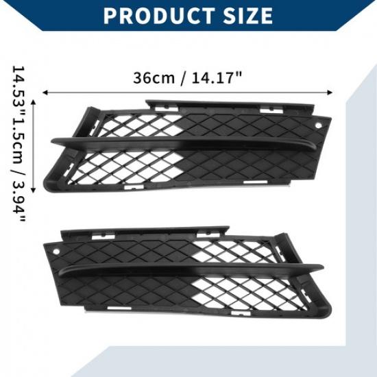 1 Pair Car Front Fog Light Grill for BMW 3 Series No.51117134081/51117134082