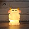 Soft Nursery Lamp for Baby Cute Animal Night Light Kids, Rabbit Bear Deer Cat Dog Room Lighting Sleeping Shape LED Bedside Lamp, Glow Sleep Decorative
