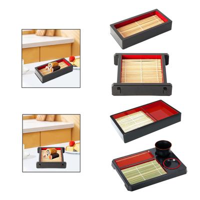 Prato para Soba, Prato para Lanches, Prato para Buffet de Churrasco, Cesto Versátil para Apresentação de Alimentos, Bandeja para Sushi, Tábua para Soba para Piquenique em Casa