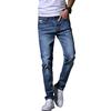 Modelli primaverili ed estivi Jeans elasticizzati da uomo Abbigliamento da uomo slim Pantaloni casual da uomo Wild Feet