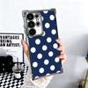 Polka Dots Art Fashion Desgin Soft Phone Case For Samsung Galaxy S26 Ultra S25 Edge S24 FE S23 Plus S22 S21 + S20 Plating Anti-F