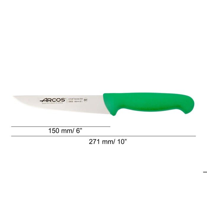 Couteau de cuisine - ARCOS - Prof 290521 - Acier inoxydable NITRUM - Mango ergonomique - Lame 13 cm