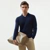 IKALOOK Men'S V-Neck Merino Wool Knit Tee Bnit105