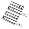 2PCS 5in Mini Short Drawer Slides 35mm Width 3 Section Full Extension Drawer Slides Rail for Cabinets