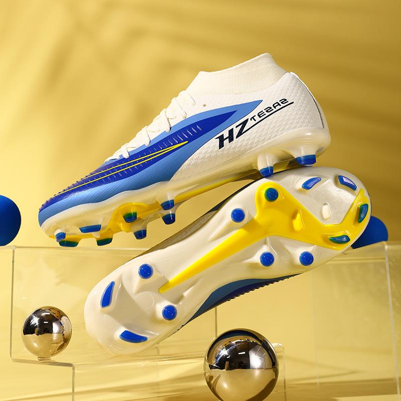 Unisex Professionelle Fußballschuhe AG-Stollen Fußballschuhe Atmungsaktive Outdoor Rasen Trainingsschuhe