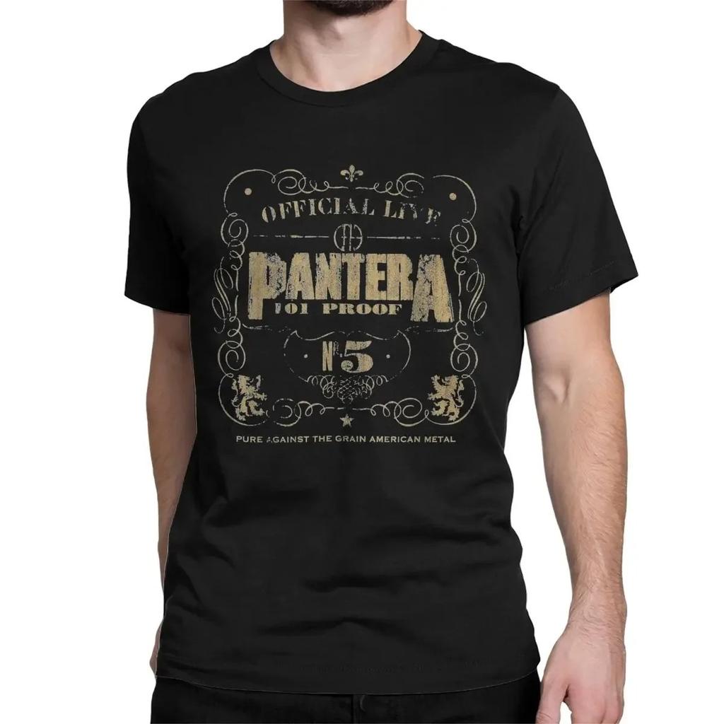 American Heavy Metal Band Pantera Poster Graphic Print Tshirt Men Women Crewneck Cotton Tee New  Harajuku Fashion Oversized Top