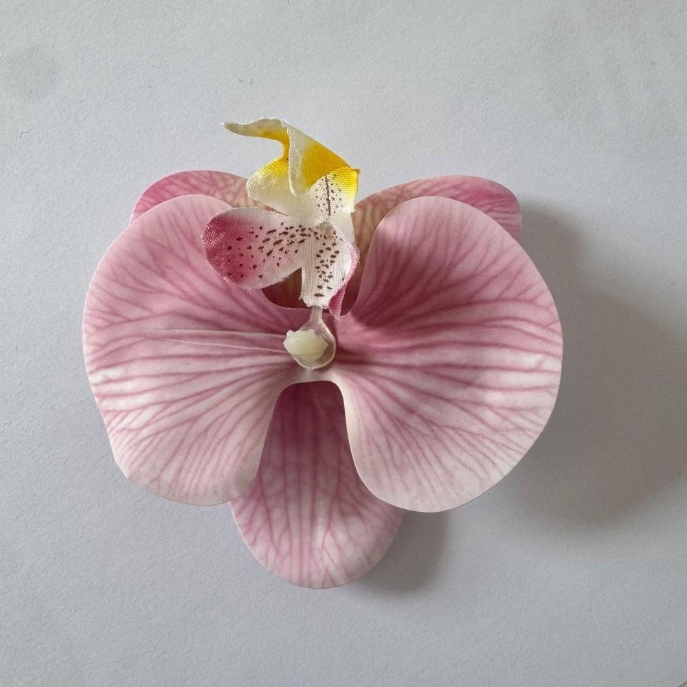 10 ks Realistická 9cm Simulovaná Motýlí Orchidej DIY Řemesla Hedvábná Motýlí Orchidej Květinová Hlavice Falešná Květinová Hlavice Svatba Ozdobná